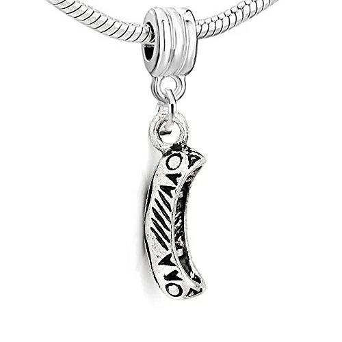 Kayak Canoe Charm Bead for Snake Chain Charm Pendant