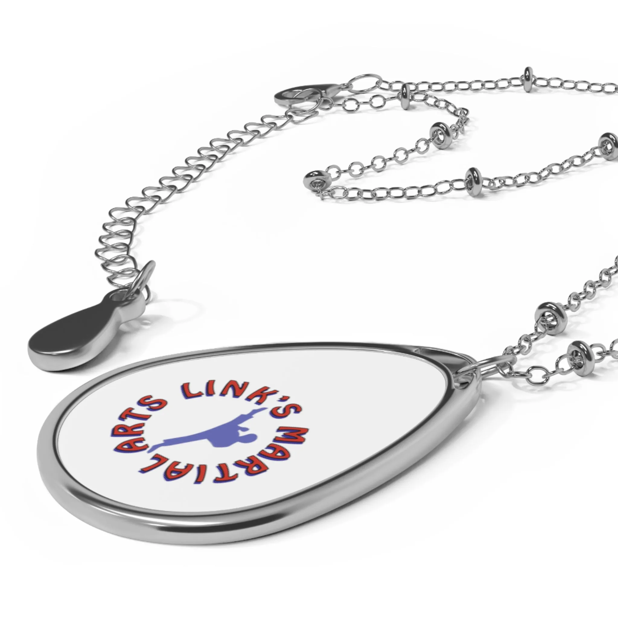 Link's Martial Arts Logo Oval Necklace