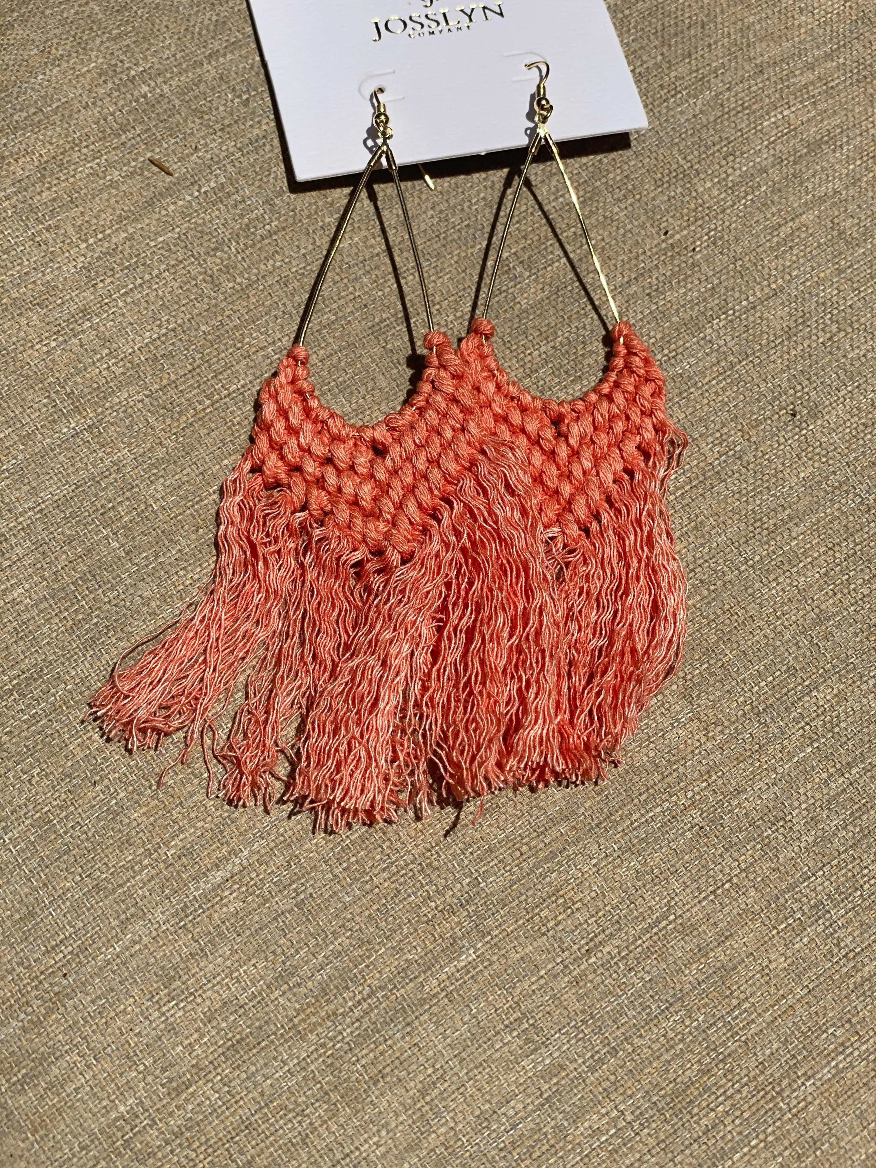 Long Fringe Statement Earrings