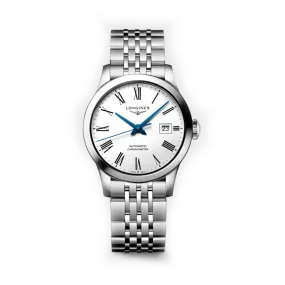 Longines Record Women's 30mm Stainless Steel Automatic Watch L2.321.4.11.6