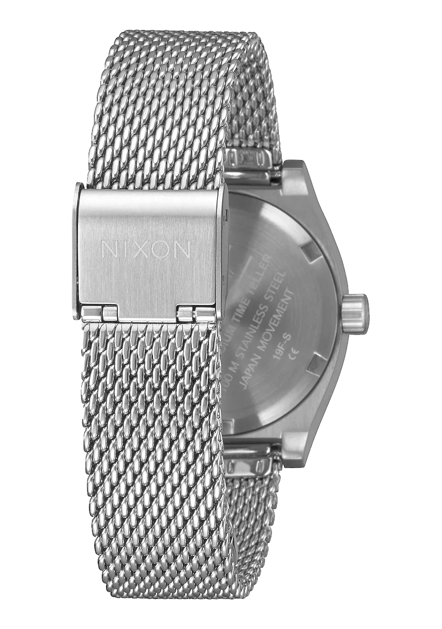 Medium Time Teller Milanese - All Silver