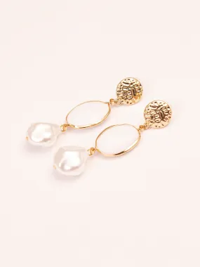 Milky Drop Earrings