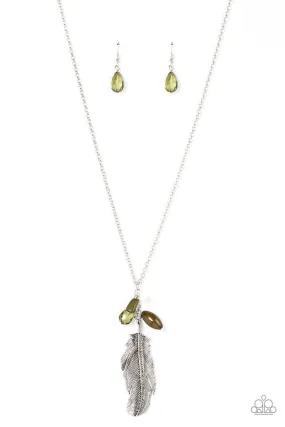 Off the FLOCK - Green Necklace Set