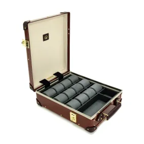 Orient · 12-Slot Watch Case | Urushi/Burgundy