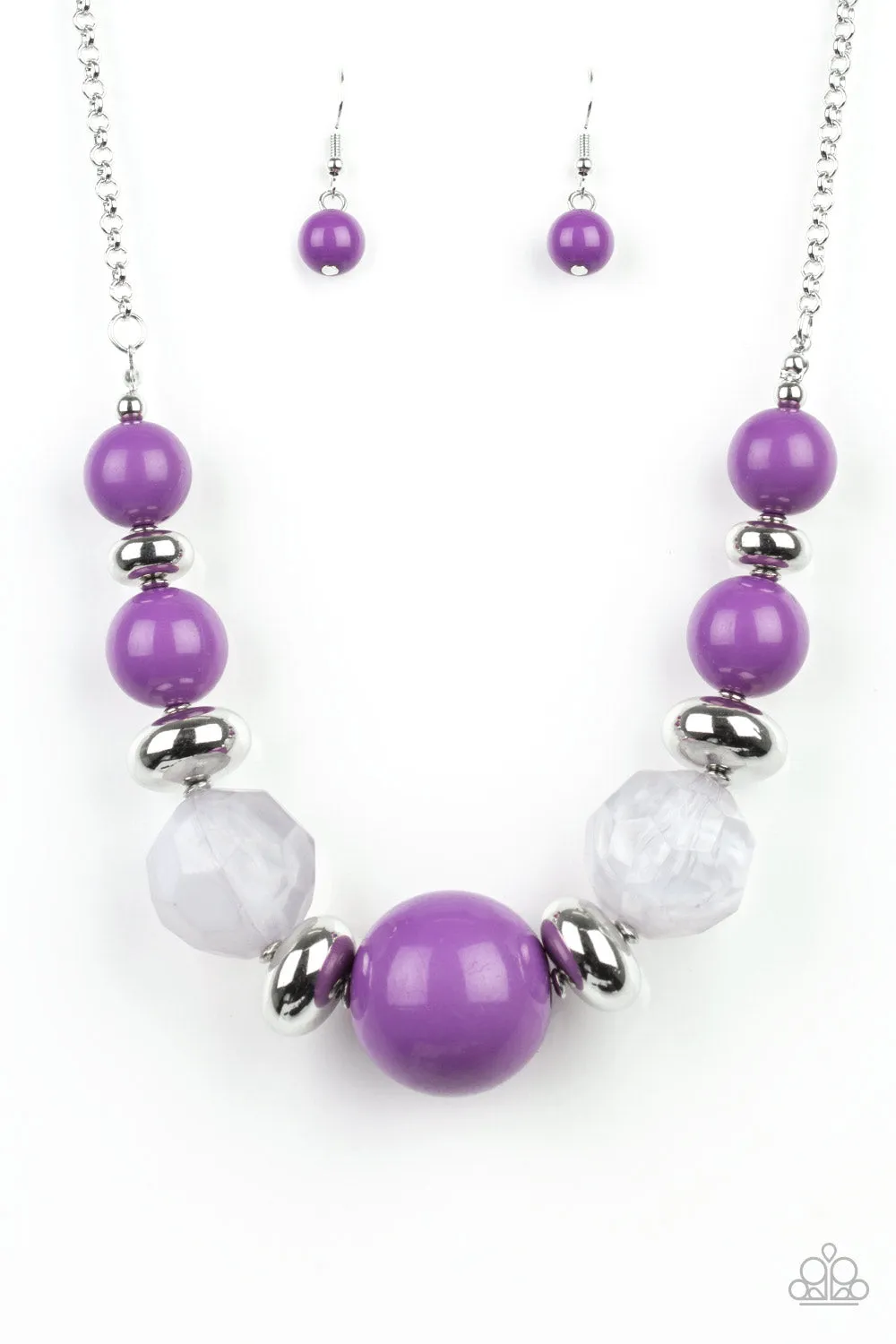 Paparazzi Daytime Drama Necklace Purple