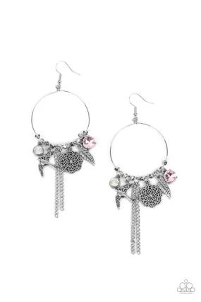 PAPARAZZI TWEET Dreams - Pink EARRINGS