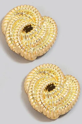 Rasa Stud Knot Earrings