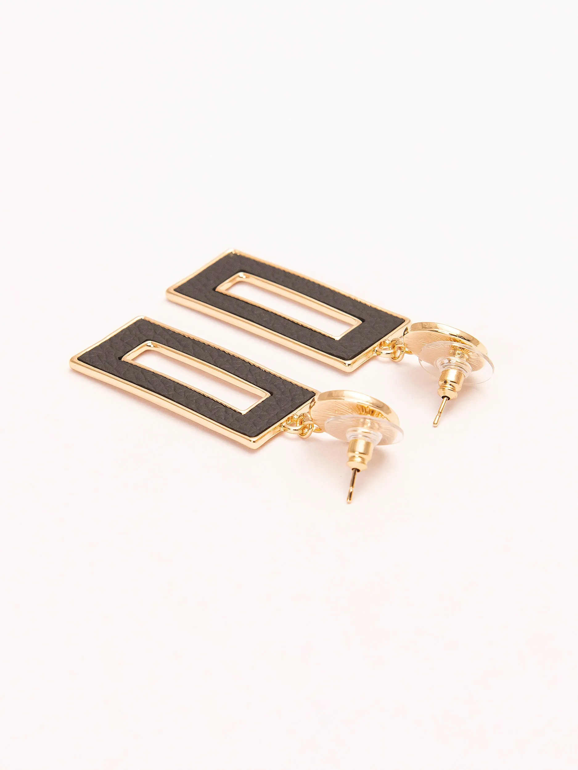 Rectangular Dangling Earrings