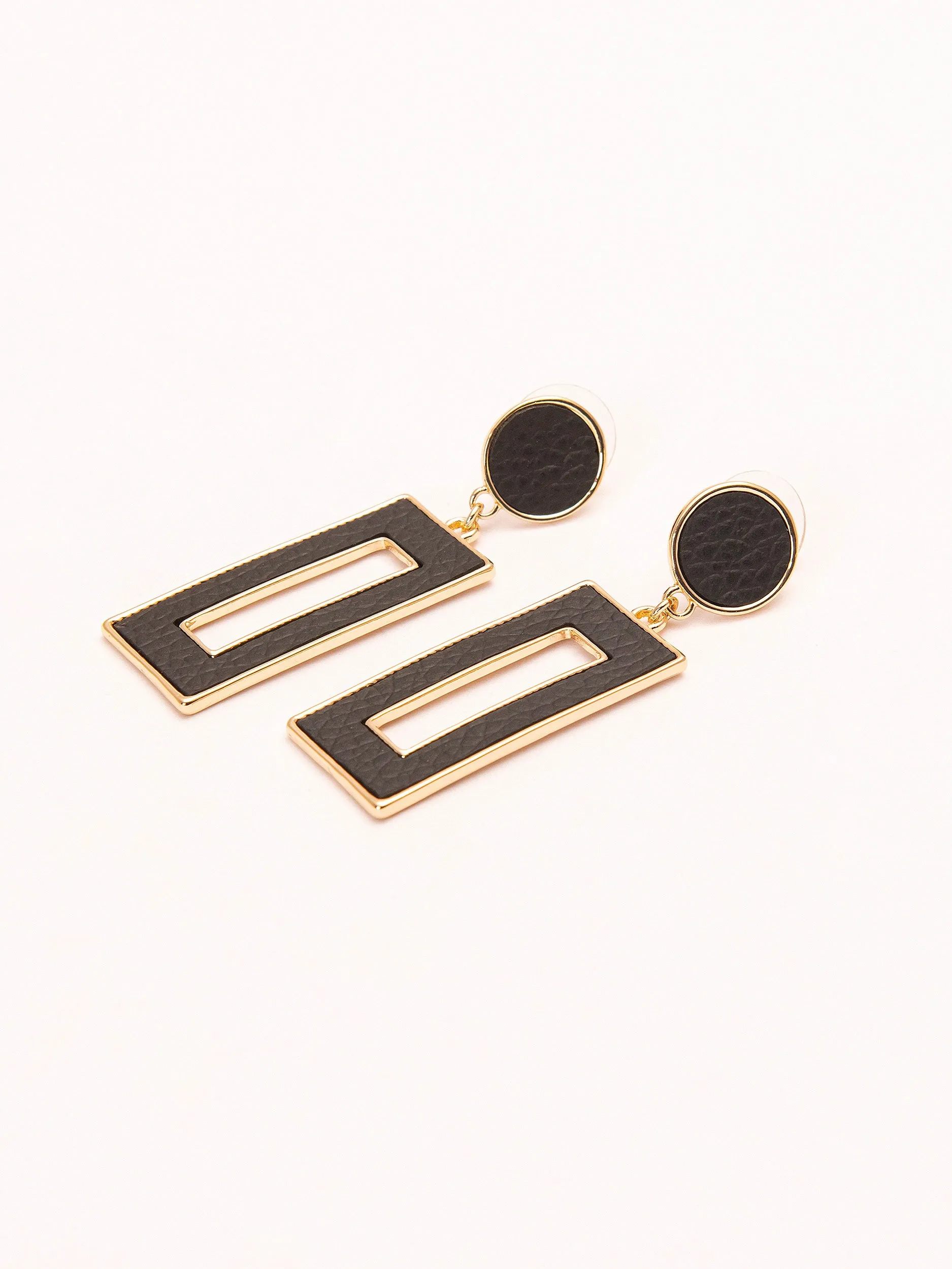 Rectangular Dangling Earrings