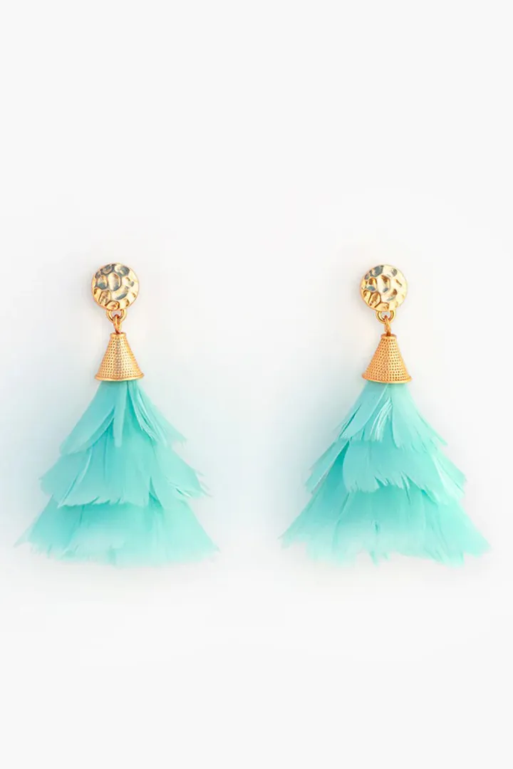 SIP PETITE FEATHER EARRINGS