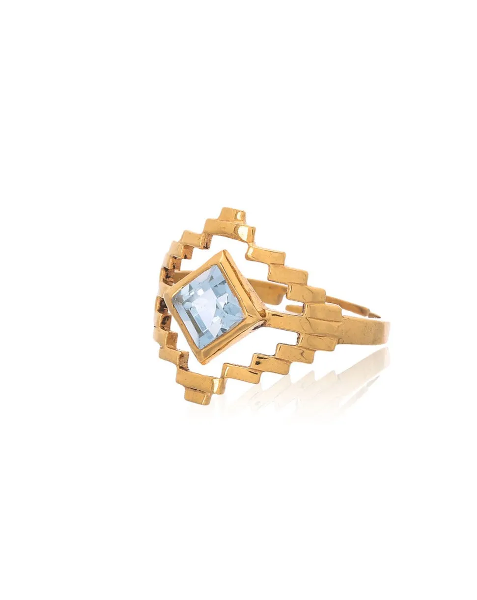 Stepped Gemstone Ring