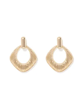 Teddy Textured Drop Earrings