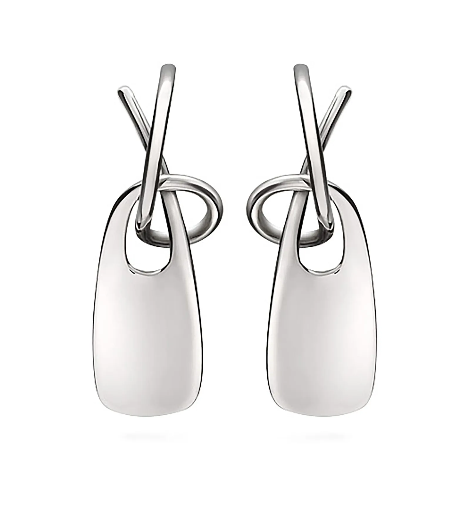 Twizzle Bombay Long Sterling Silver Earrings