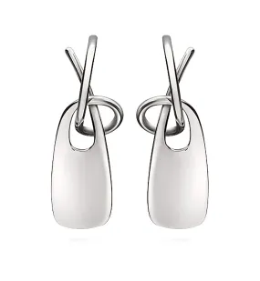 Twizzle Bombay Long Sterling Silver Earrings