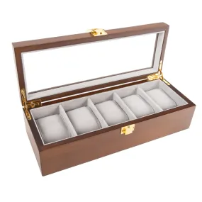 William 5-Slot Watch Box